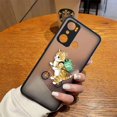 thumbnail image 3 of Matte Case for infinix HOT 20I 12 12I 11 11S 10 10I 10S PLAY 9 Pro POVA 3 CAMON 15 17P Case Funda Cute Cat Cartoon Illustration, 3 of 5