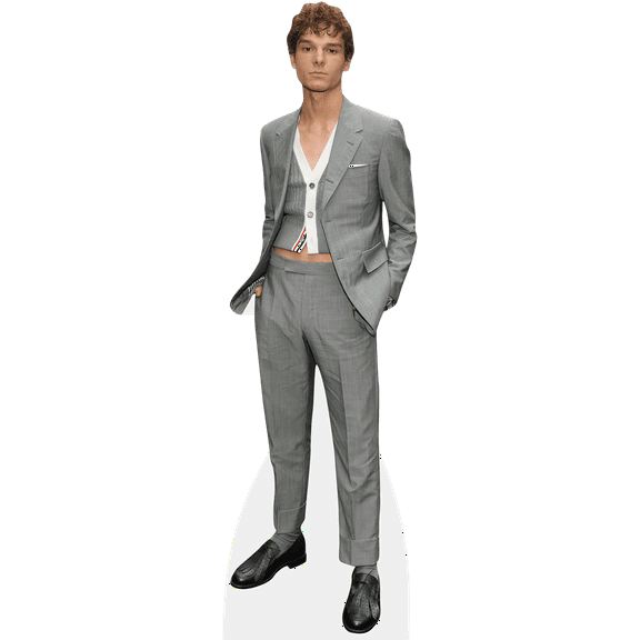 Mason Thames (Grey Suit) Life Size Cutout. Standee.