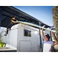 thumbnail image 3 of Palram - Canopia Arcadia Alpine 12' x 28' Polycarbonate/Galvanized Steel Carport - Gray, 3 of 16
