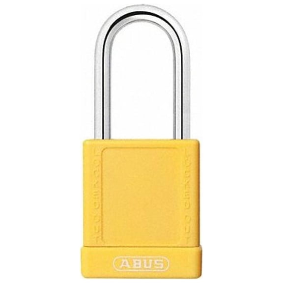 Abus Lockout Padlock,KD,Yellow,1-3/4"H,PK6 19632