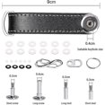 thumbnail image 3 of Dww-noir Porte-cls En Cuir | Porta-cls Hombre | Puertas desmontables | Porte-cls Intelligent De Poche (peut Accueillir 10 12 Cls Multiples), 3 of 5