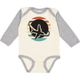 thumbnail image 3 of Inktastic Airplane Trip Vintage Travel Boys or Girls Long Sleeve Baby Bodysuit, 3 of 5