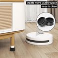 thumbnail image 3 of Quality Rubber Furniture Risers, Noise Reduction Supports for Desk, Chair, Sofa, Shock Absorption Pad, Tool-Free Adjustable Design for Home and Office Use (8PCS), 3 of 5