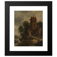 thumbnail image 2 of Roelof Jansz. van Vries 12x14 Black Modern Framed Museum Art Print Titled - The Pigeon House, 2 of 5