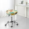 thumbnail image 7 of Disketp Vintage Cup Stool Covers Round, Super Soft Round Bar Stool Cushion Covers Seat Cushion - 14 Inch, 7 of 7