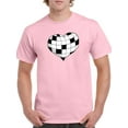 thumbnail image 1 of Crosswords Heart T-Shirt Men -Engin Selcuk Designs, Male Large, 1 of 4