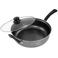 thumbnail image 3 of Gibson Everyday Highberry Aluminum Non-Stick Chicken Fryer, 11", Gray, 3 of 5