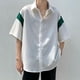 thumbnail image 5 of Camisa, Camisa de hombre Media manga Blusa de media manga Camisa de verano para hombre Rendimiento de primera categoría, 5 of 9