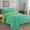 Aqua/Lime, variant on Elegant Comfort Reversible Down Alternative Comforter Set, Soft Microfiber All-Season Bedding, Lightweight Wrinkle & Fade Resistant Comforter, Twin/Twin XL, Black/Gray