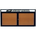 thumbnail image 7 of Aarco Products DCC3672RHB 2-Door EnclosedAluminum Bulletin Board with Header - Blue, 7 of 7