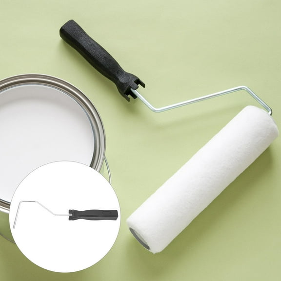 FRCOLOR Paint Roller Frame with Steel Handle for Home Use Black Color 17759193