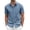 Blue, variant on COOFANDY Dress Shirts for Men Summer Short Sleeve Light Weight Collared Formal Business Meeting Shirts with Pocket