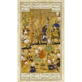 thumbnail image 2 of Al Shirazi, Murhid Al Kabib 12x18 Gold Ornate Wood Framed with Double Matting Museum Art Print Titled - Illustration To The Shahnameh. Persia, Shiraz, 2 of 4