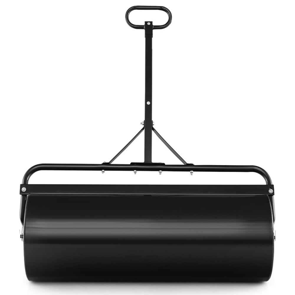 Resenkos Manual Lawn Aerator, Aerator Lawn Tool,39 Inch Wide Push/Tow Lawn Roller-Black