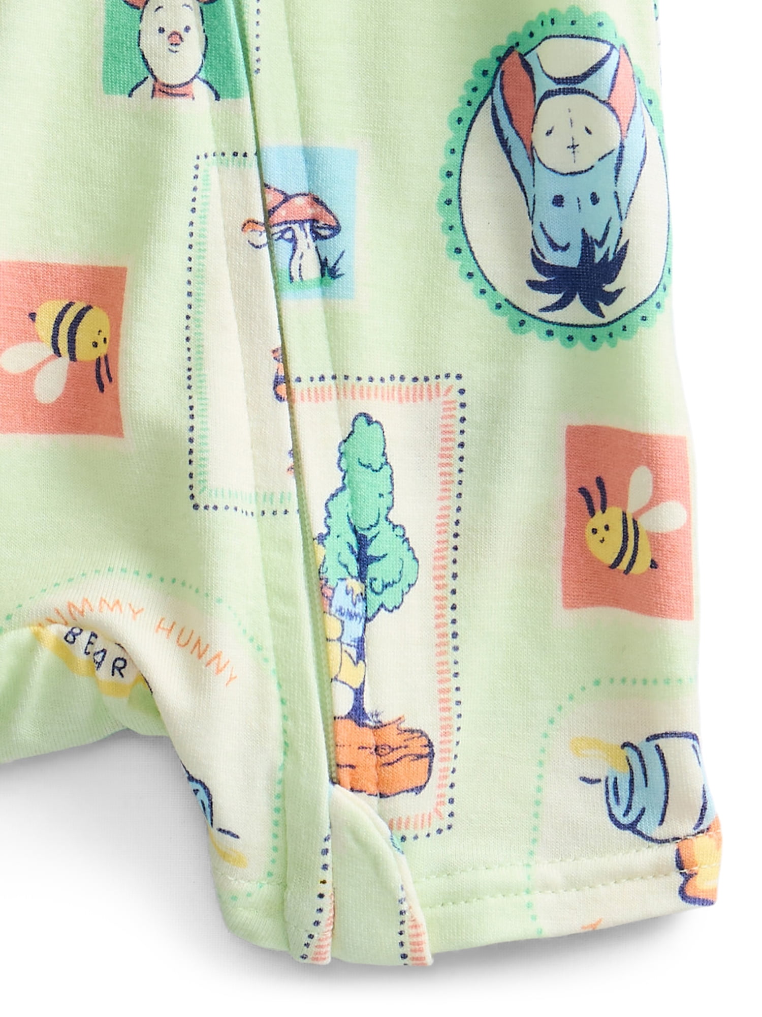 Disney Winnie the Pooh Baby Boys Printed Viscose Romper Shortie, Sizes NB-24M