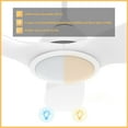 thumbnail image 5 of CARRO 52" White Ceiling Fan with Light LED Remote 10 Speeds,3 Blades with Reverse Airflow, 5 of 7