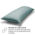 thumbnail image 4 of Bare Home Body Pillowcase - Zipper Closure - Ultra Soft - Double Brushed - Light Blue, 4 of 7