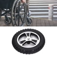 thumbnail image 1 of Roue de Remplacement Solide, Roue de Fauteuil Roulant Électrique en Acier Allié Résistant à l'Usure Antidérapante 320mm pour Chariot, 1 of 7