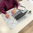 thumbnail image 3 of Sussexhome Large Mouse Pad for Desk - Cotton Mousepad for Desktop, Table, Office Desk Pad - Thin, Light, Portable Laptop Mat for Computer Mice - Machine Washable, Non-Slip, Foldable - 20" x 31.5", 3 of 8