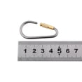 thumbnail image 3 of Screw Lock Buckle,Titanium Alloy D Shape Backpack Hang Buckle D Shape Buckle Top-Notch Performance, 3 of 10