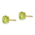 thumbnail image 2 of Madi K 14k  Round Peridot 6mm Post Earrings, 2 of 5