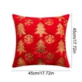 thumbnail image 3 of Wooowa Christmas Sequin Embroidered Plush Pillows, Festive Decorative Cushions for Living Room Sofa, Xmas Tree Themed Home Accents, 3 of 7