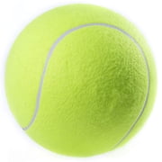 Toorise 4pcs Pet Toy,9.5 bigdogball Rubber Kelly Big Giant Tennis Ball, Thicker Durable Mega Jumbo Dog Play Supplies Fun Thrower Chucker Training,Pet Instincts Interact Fetch Balls (No Air Pump)