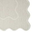 thumbnail image 2 of My Texas House Stella Ivory Scallop Wool Indoor Area Rug, 5' x 7', 2 of 6