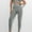 Green, variant on Trendy Girls Athletic Active Slim Fit Stretch Yoga Long Pants Olyvenn Fashion Women Comfortable Casual Color Block Tight Fitting High Waist Lifting Buttocks Yoga Full Length Pants Blue 8