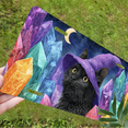 thumbnail image 5 of 1 Pcs 2D Flat License Plate Covers & Frames, Black Cat in Witch For Decorative Front, Waterproof For Decoration Aluminum License Plate Covers & Frames Cover For Men Women, 12" X 6", 5 of 6