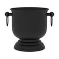 thumbnail image 1 of Maceta decorativa moderna DYNWAVEMX pequeña para mesa color Negro con asa, 1 of 8