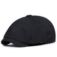 thumbnail image 1 of Sombreros unisex casuales clásicos sólidos antiguos octogonales literarios de periodista boina para hombre sombrero de algodón, 1 of 3