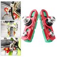 thumbnail image 4 of 1 Par de Bloques de Freno DYNWAVEMX Aleación de Aluminio Silencioso Resistente Al Desgast rojo verde, 4 of 8