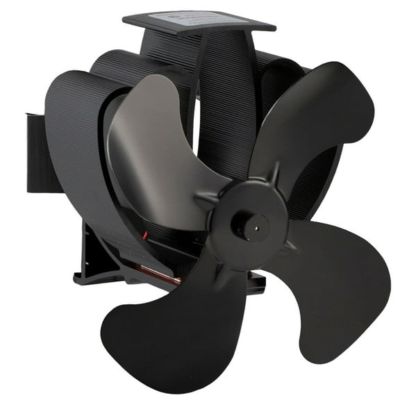 Fireplace fan magnetic, stove fan without electricity, quiet fireplace vent