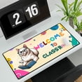 thumbnail image 3 of Welcome to Manx Classroom Teacher Dog Mom Desk Mat Full Keyboard Mouse Pad Cat Lover Kitten Owner Gifts Large Mousepad - 02015, 3 of 5