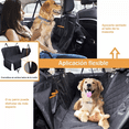 thumbnail image 5 of Funda Impermeable Cubre Asiento Para Mascotas Perro De Auto negro, 5 of 5