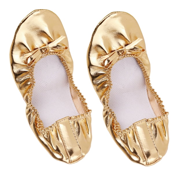 Sonducket Suela para bailarines, zapatos de PU, zapatillas de baile, zapatillas de cuero para actuaciones elegantes, danza del vientre 39 Type3 NO3