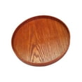thumbnail image 4 of APLVFFZH Round Wooden Tray Farmhouse Japanese Plate Serving Platter for Room Blank 30cm, 4 of 9