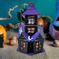 thumbnail image 6 of deevoka Halloween Haunted House DIY Kit Wood Castle for Bookshelf Living Room Indoor, 6 of 9