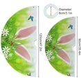 thumbnail image 3 of Coolnut Easter Tree Skirt Home Decoration Large Round Bunny Christmas Tree Skirt for Holiday Party Home Christmas Day Ornaments,35.4", 3 of 6