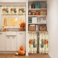 thumbnail image 2 of Fall Vintage Kitchen Window Curtains and Valances Set 36 Inch, Pumpkins Maple Leaves Farmhouse Short Tier Curtain for Cafe Living Room Bathroom, Autumn 3 Pieces Set Kitchen Decor, 2 of 6