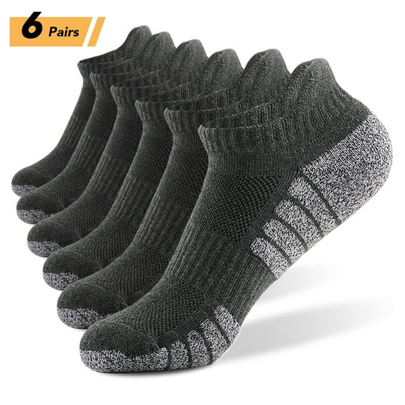Socks,Socks Low-cut Socks Winter Socks Low-cut Socks Thick Ankle Socks Fitness Breathable Thick Knit Autumn Quick Socks 6 Pairs Ankle Socks Warm Autumn Winter Socks