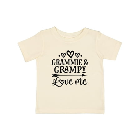 

Inktastic Grammie and Grampy Love Me Gift Baby Girl T-Shirt