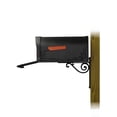 thumbnail image 3 of Floral Curbside Mailbox with Baldwin front single mailbox mounting bracket, 3 of 4