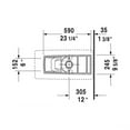 thumbnail image 2 of Duravit 2103010005 One-piece toilet white, with mech., sipho, 2 of 6