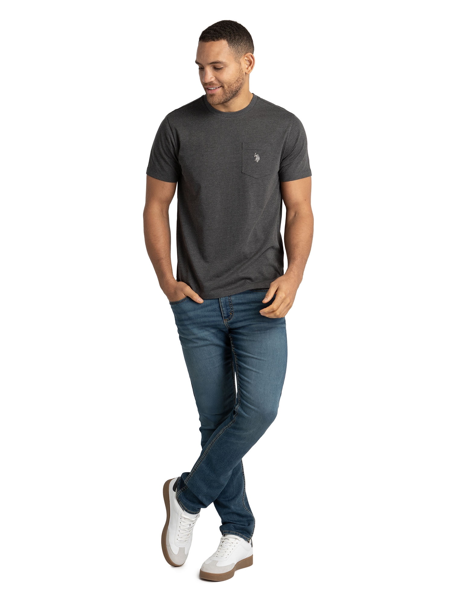 U.S. Polo Assn. Men's Short Sleeve Crew Neck Pocket T-Shirt