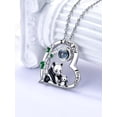 thumbnail image 5 of CACA LADY I Love You Necklace 100 Languages Projection Necklace 925 Sterling Silver Cute Animal Panda Pendant Necklace jewelry Gifts for Mom Women Birthday Mothers Day, 5 of 6