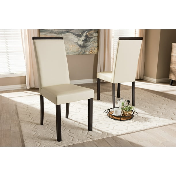 Baxton Studio Daveney Modern And Contemporary Cream Faux Leather Upholstered Dining Chair Com - How To Clean Cream Faux Leather Dining Chairs Baxton Studio Daveney Modern And Contemporary Cream Faux Leather Upholstered Dining Chair Com - How To Clean Cream Faux Leather Dining Chairs