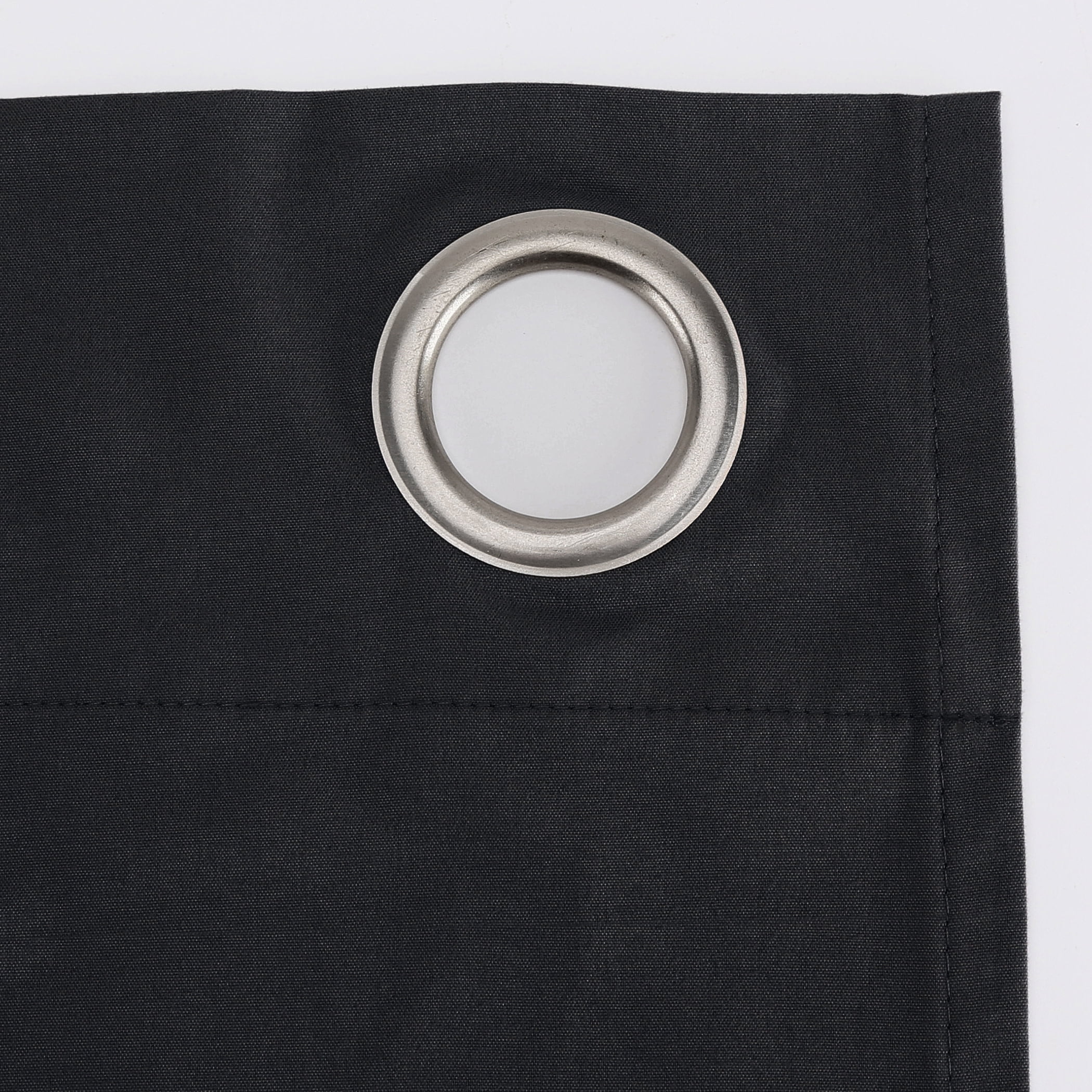Sun Zero Cyrus Thermal 100% Blackout Grommet Curtain Panel, 40"X84", Charcoal