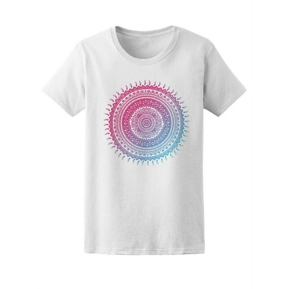 Vintage Gradient Ornament T-Shirt Women -Image by Shutterstock, Female Medium